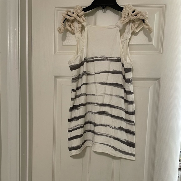 Sass & Bide ivory cami with rope strap detail - Picture 9 of 12